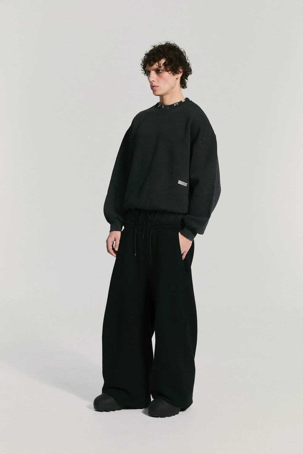 Oxide Mesh Crewneck