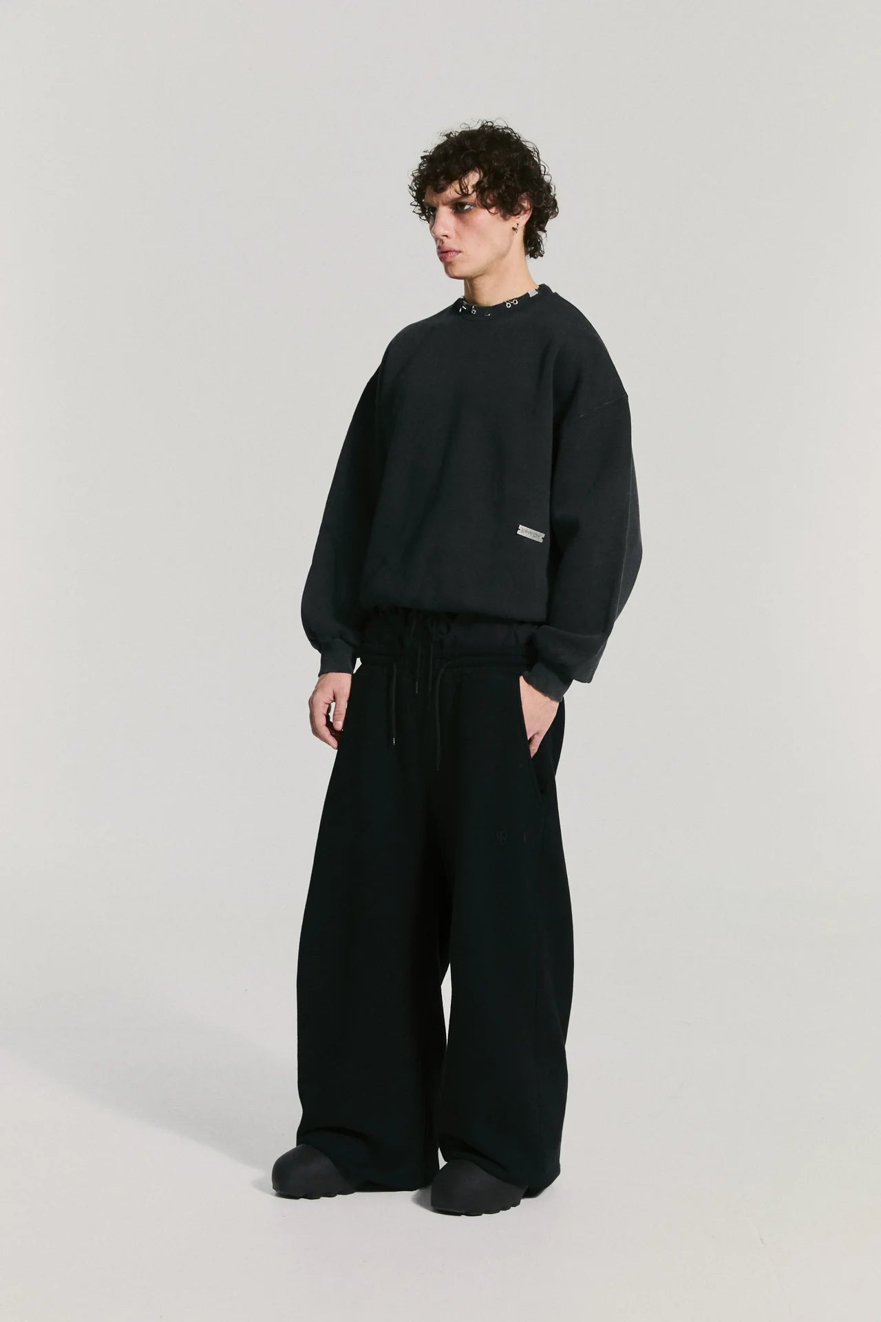 Oxide Mesh Crewneck