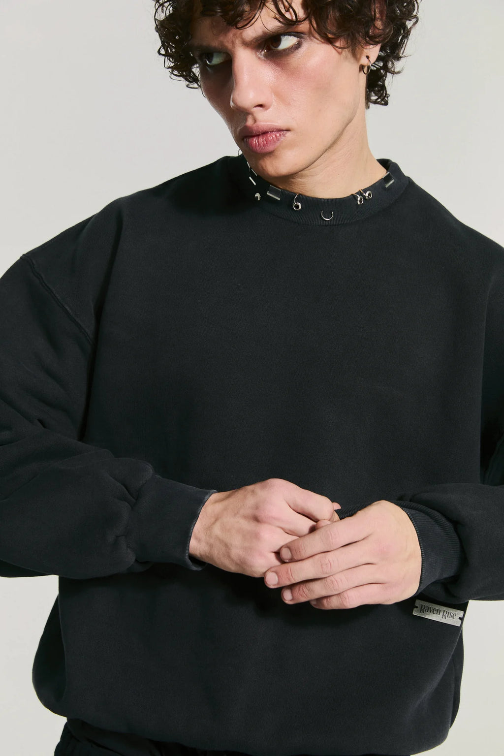 Oxide Mesh Crewneck