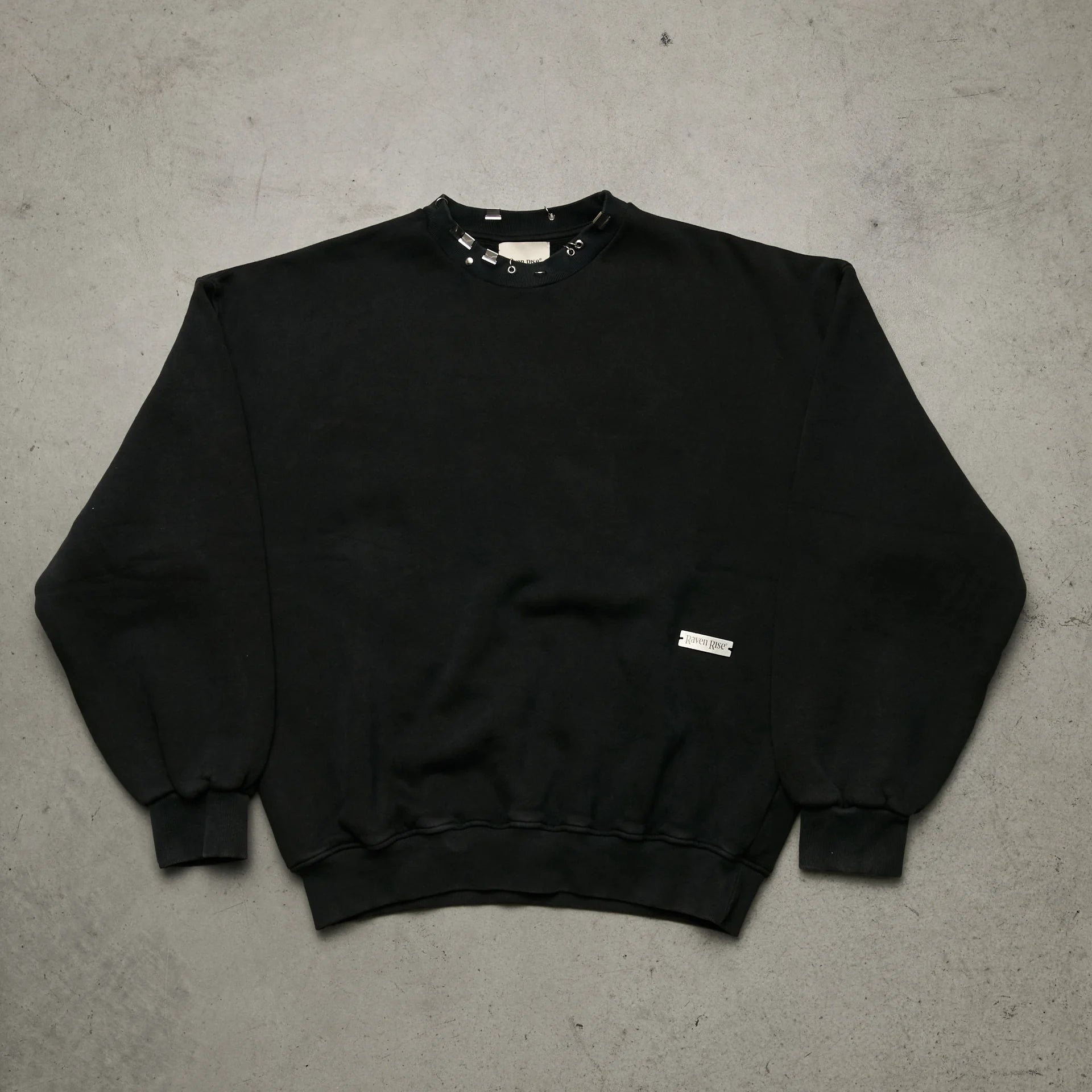 Oxide Mesh Crewneck